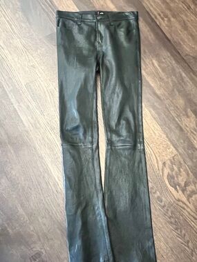 J Brand  Black Lambskin Leather Pants